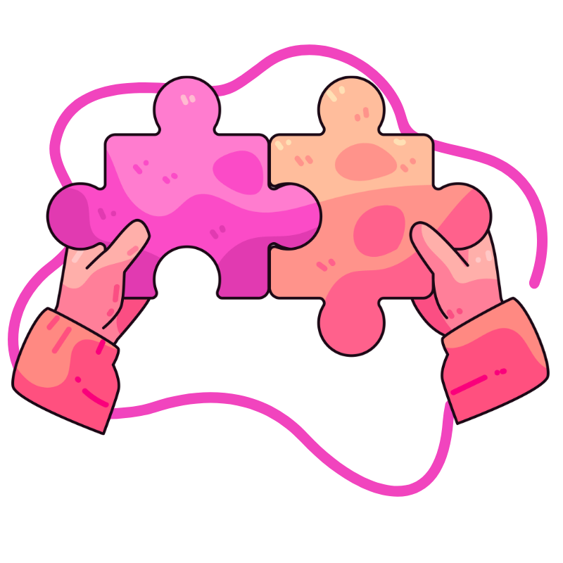 Puzzle piece being put together symbolizing your business